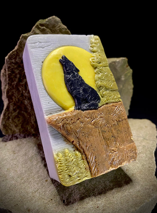 Wolf and Moon Goats Milk Soap by Hillside Honey Soaps